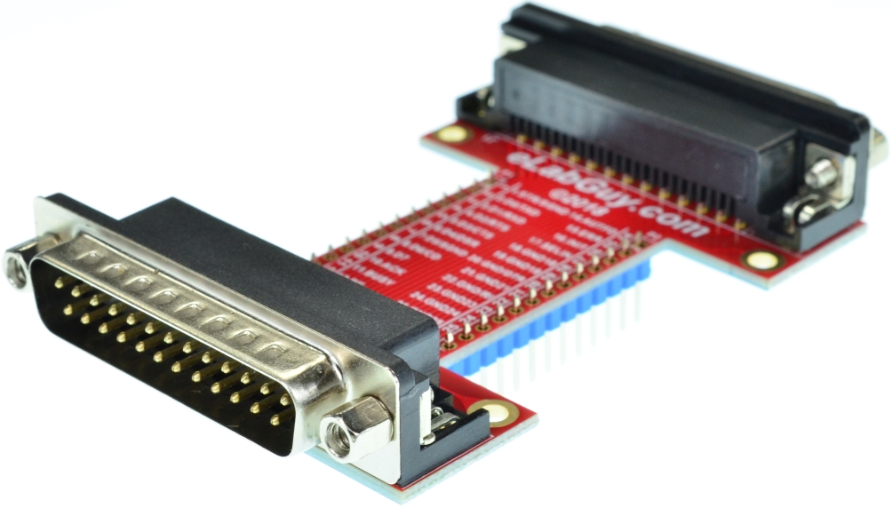 DB25 Female Printer Port connector Breakout Board